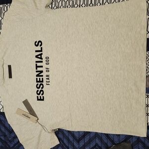 Essentials Light Gray Short Sleeve Tee